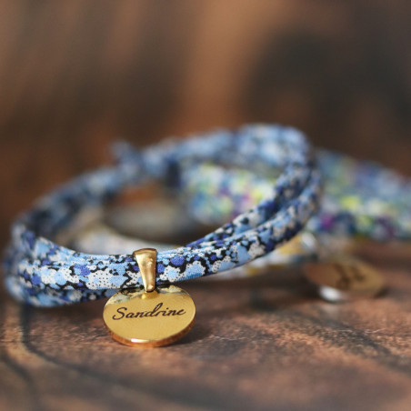 Bracelet liberty médaillon rond